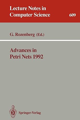 advances in petri nets 1992 1992nd edition grzegorz rozenberg 3540556109, 978-3540556107