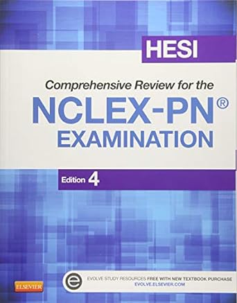 hesi comprehensive review for the nclex pn examination 4th edition hesi 1455751065, 978-1455751068