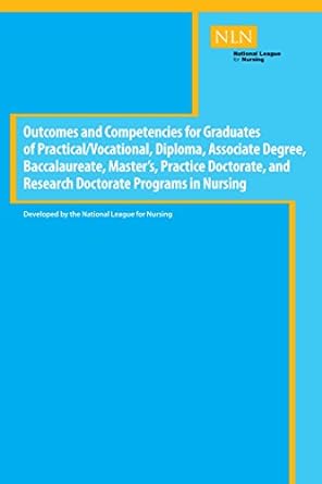 outcomes and competencies for graduates of practical/vocational diploma baccalaureate master s practice