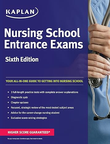 kaplan nursing school entrance exams 6th edition kaplan 1618656023, 978-1618656025