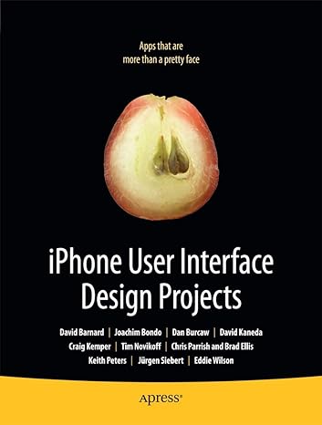 iphone user interface design projects 1st edition joachim bondo ,david barnard ,dan burcaw ,tim novikoff