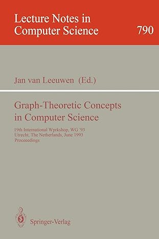 graph theoretic concepts in computer science 19th international workshop wg 93 utrecht the netherlands june 