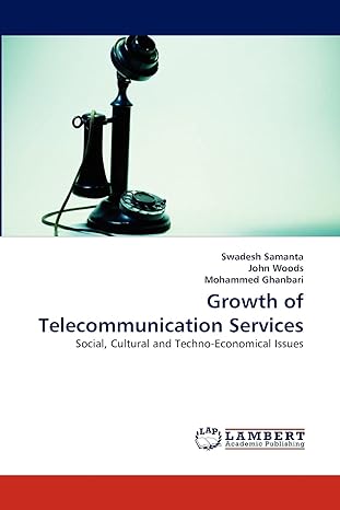 growth of telecommunication services social cultural and techno economical issues 1st edition swadesh samanta