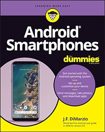 android smartphones for dummies 1st edition jerome dimarzio 1119900387, 978-1119900382