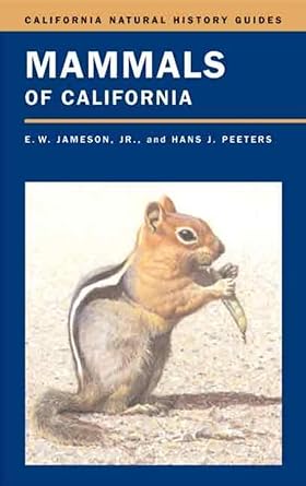 mammals of california 1st edition e w jameson jr ,hans j peeters ,phyllis m faber ,bruce m pavlik 0520235827,