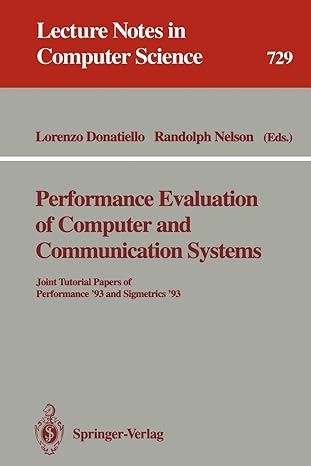 performance evaluation of computer and communication systems joint tutorial papers of performance 93 and