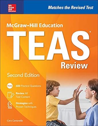 mcgraw hill education teas review 2nd edition cara cantarella ,wendy hanks 1260009998, 978-1260009996