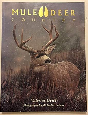 mule deer country 1st edition valerius geist 1559712090, 978-1559712095