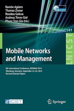 mobile networks and management 6th international conference monami 2014 w rzburg germany september 22 26 2014