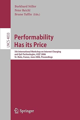 performability has its price 5th international workshop on internet charging and qos technologies icqt 2006