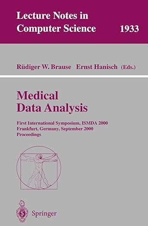 medical data analysis first international symposium ismda 2000 frankfurt germany september 29 30 2000