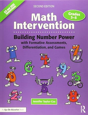 math intervention 3 5 2nd edition jennifer taylor cox 1138915696, 978-1138915695