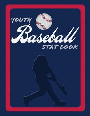 youth baseball stat book my baseball skill development personal stats tracker record 4 seasons of baseball