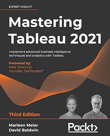 mastering tableau 2021 implement advanced business intelligence techniques and analytics with tableau 3rd