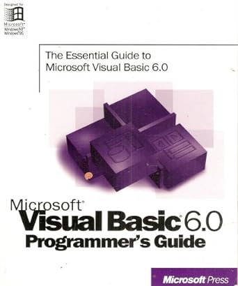 programmer s guide for visual basic 6 0 1st edition microsoft b001gk96ks