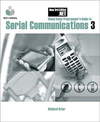 visual basic programmer s guide to serial communications 3 1st edition richard grier 1890422274,