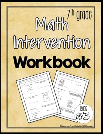 math intervention workbook book 3 7th grade 1st edition rachel m. 979-8830967846