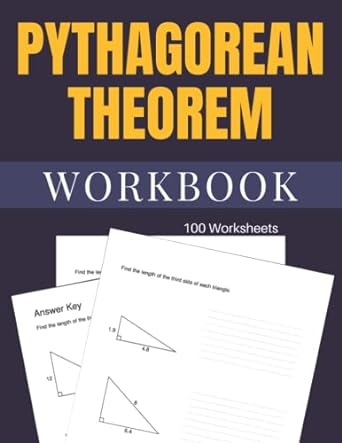 pythagorean theorem workbook 100 worksheets 1st edition peter briggs 979-8429176994