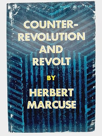counter revolution and revolt 1st edition herbert marcuse 0807015334, 978-0807015339