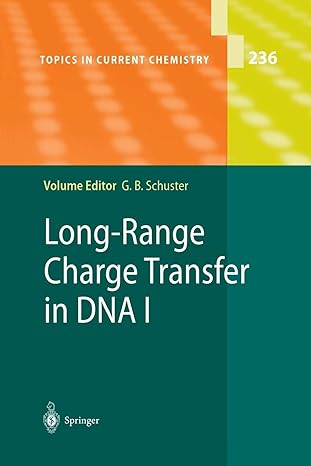 long range charge transfer in dna i 1st edition gary b schuster 3662145618, 978-3662145616