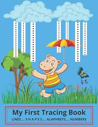 my first tracing book lines shapes alphabet numbers pre writing skill exercises pencil control for preschool