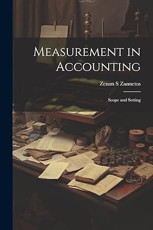 measurement in accounting scope and setting 1st edition zenon s zannetos 1021504645, 978-1021504647