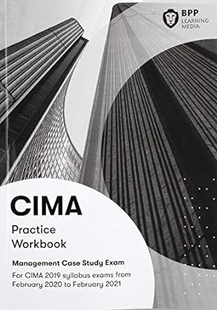 cima management e2 f2 and p2 integrated case study practice workbook 1st edition bpp learning media