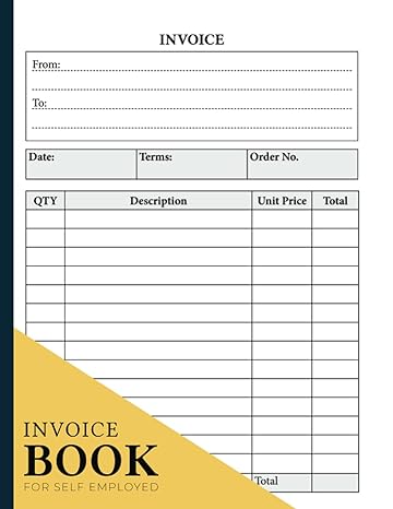 invoice book for self employed no vat invoice book for my own account duplicate invoice book perfect for