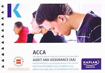 audit and assurance pocket notes 1st edition kaplan publishing 1787401243, 978-1787401242