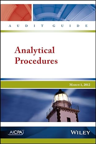 audit guide analytical procedures 1st edition aicpa 1937350592, 978-1937350598