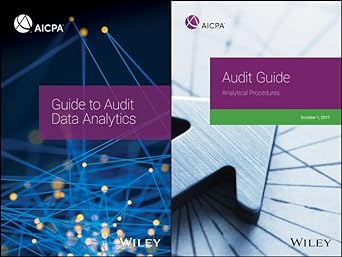 guide to audit data analytics and audit guide analytical procedures 1st edition aicpa 1119504082,