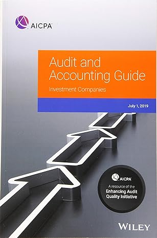 investment companies 2019 1st edition aicpa 1948306808, 978-1948306805