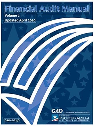 gao financial audit manual gao 18 625g 1st edition government accountability office 1727347730, 978-1727347739