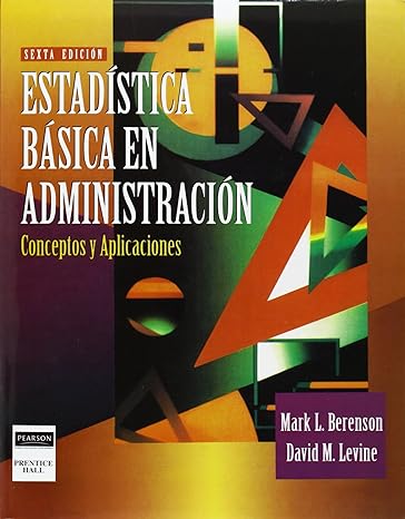estadistica basica en administracion 1st edition mark berenson 9688807842, 978-9688807842