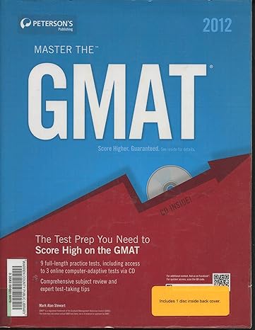 master the gmat 2012 18th edition mark alan stewart 0768931436, 978-0768931433