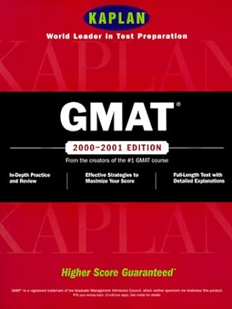 kaplan gmat 2000 2001 revised edition kaplan, to be announced 068487007x, 978-0684870076