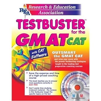 gmat cat testbuster rea s testbuster for the gmat 1st edition the editors of rea 0878912916, 978-0878912919