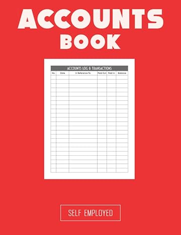 accounts book self employed easy to use accounting book for self employed sole traders and small businesses