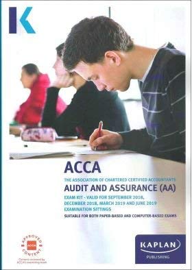 audit and assurance exam kit 1st edition kaplan publishing 1787401057, 978-1787401051