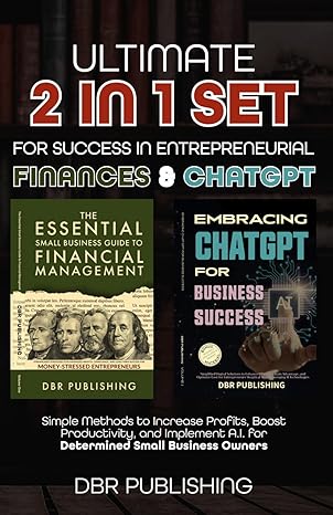 ultimate 2 in 1 set for success in entrepreneurial finances and chatgpt simple methods to increase profits