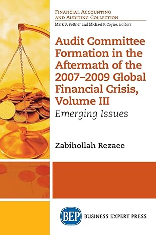 audit committee formation in the aftermath of the 2007 2009 global financial crisis volume iii emerging