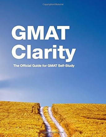 gmat clarity the official guide for gmat self study 2nd edition thomas hall, nexus education 0984456937,
