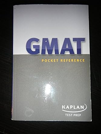 gmat pocket reference 1st edition kaplan b004pjbt1g