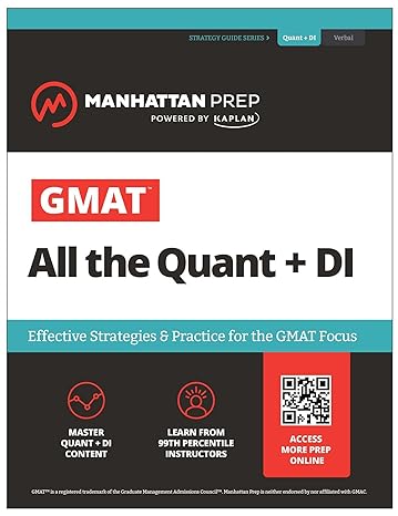 gmat all the quant + di 8th edition manhattan prep 1506292119, 978-1506292113