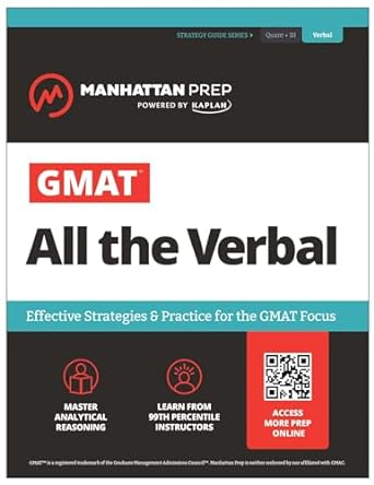 gmat all the verbal 8th edition manhattan prep 1506292216, 978-1506292212