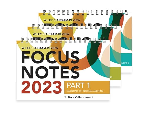 wiley cia 2023 focus notes complete set 1st edition wiley 1394178808, 978-1394178803
