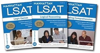 manhattan lsat set of 3 strategy guides 3rd edition - manhattan lsat 1935707876, 978-1935707875