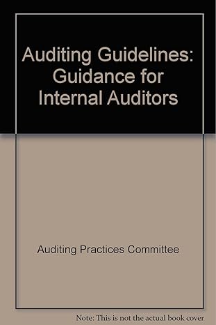 auditing guidelines guidance for internal auditors 1st edition  1853551198, 978-1853551192
