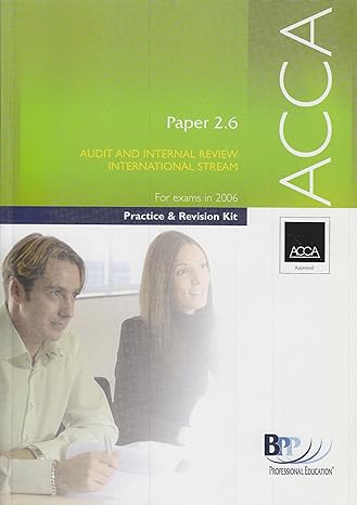 acca paper 2 6 audit and internal review 1st edition  0751725676, 978-0751725674