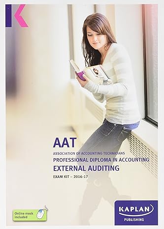 aat external auditing exam kit 1st edition  1784156027, 978-1784156022
